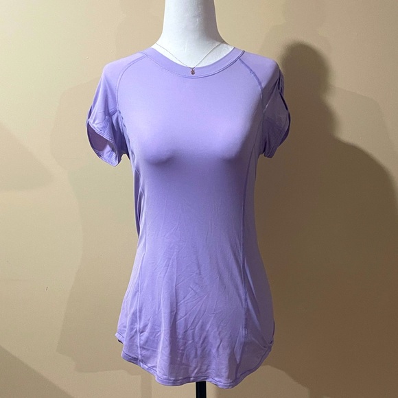 LULULEMON lavender shirt Dri fit